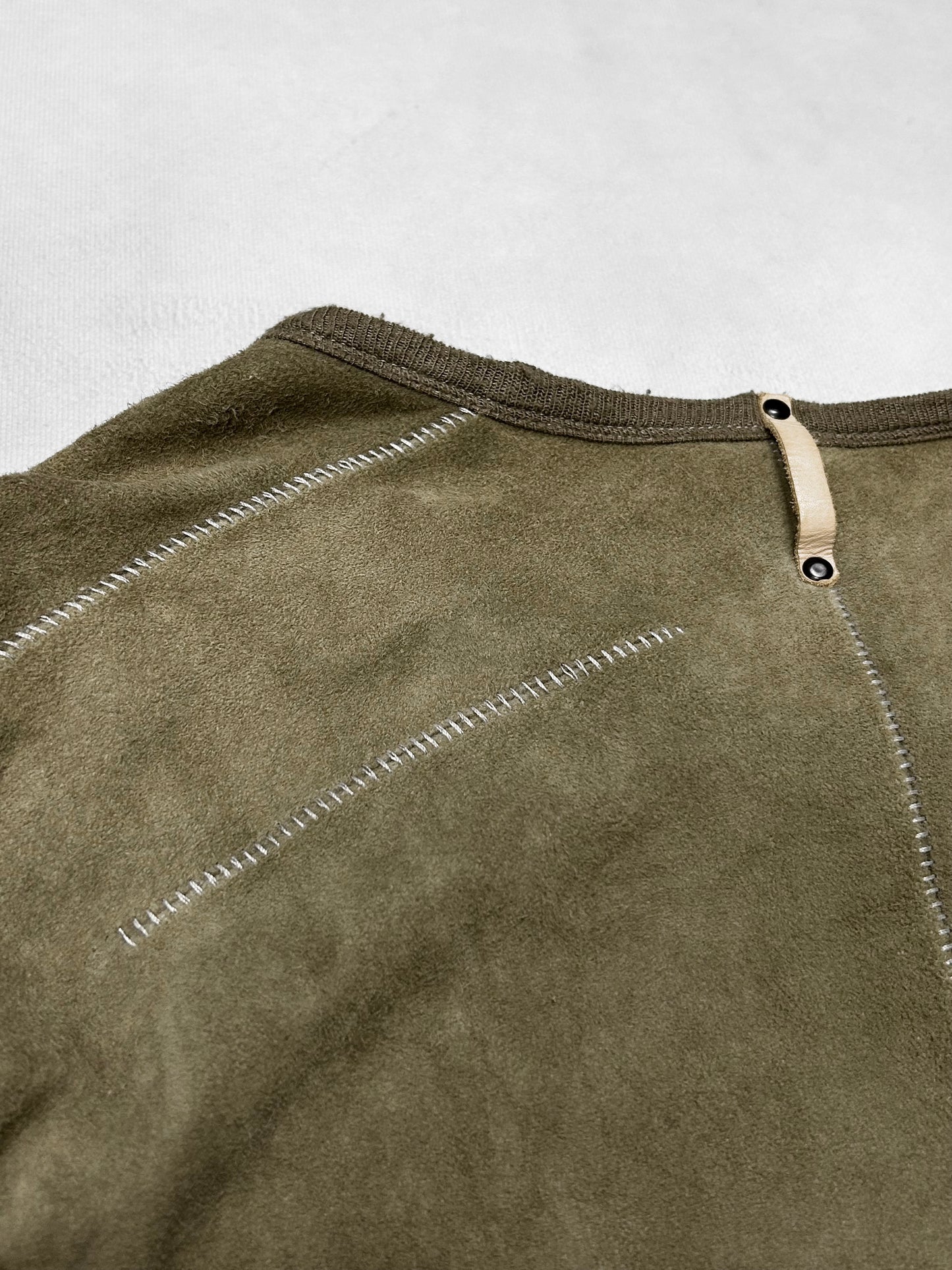 Isaac Sellam Experience Green Switching Zip Cardigan Size XS