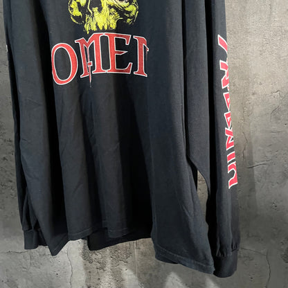 Vintage Milkboy Black Cotton Long Sleeve Tee Size XXL