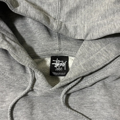 Vintage Stussy Gray Pullover Hoodie Size L