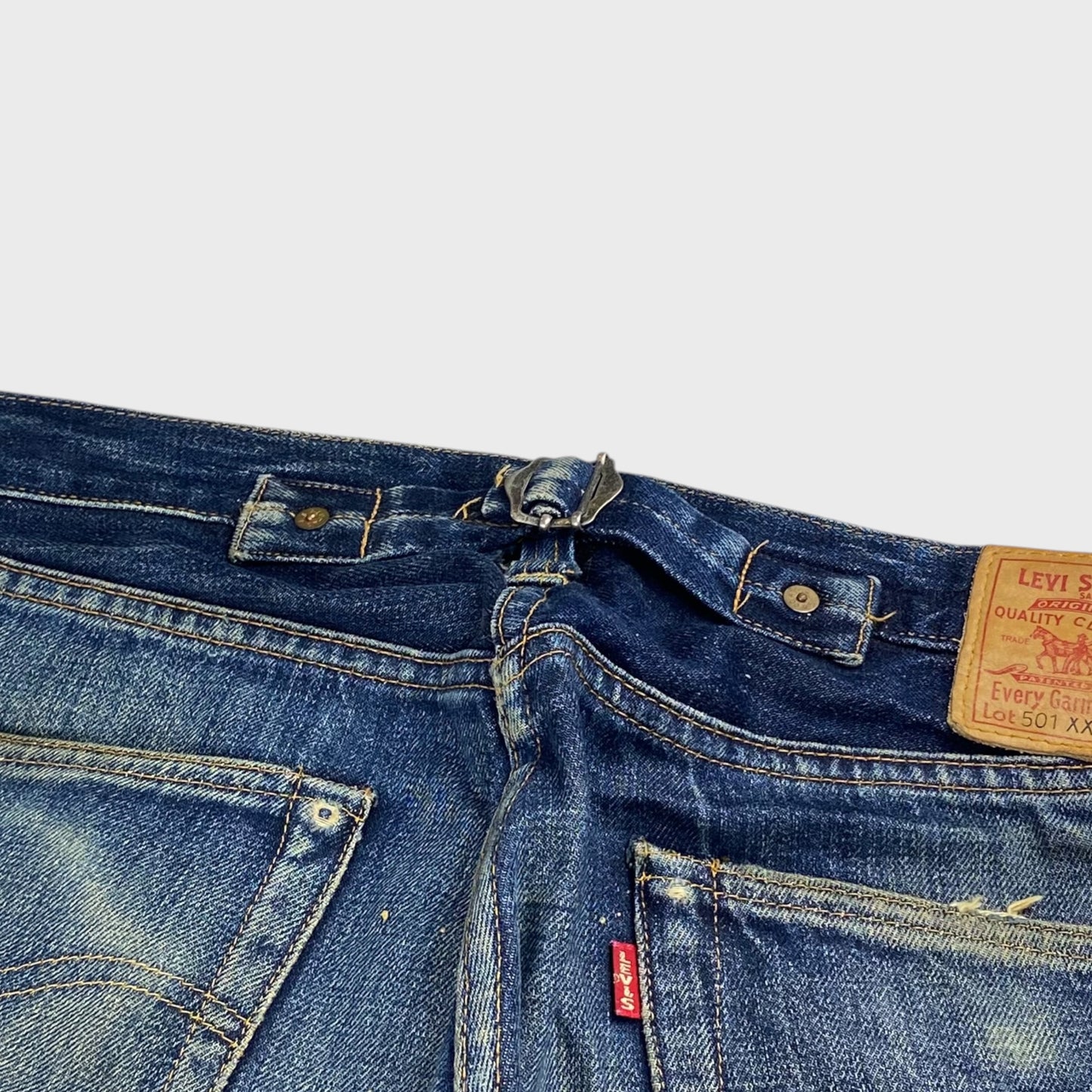 Levi's 90s Valencia 501XXc Big E Redline Denim Size W33×L36