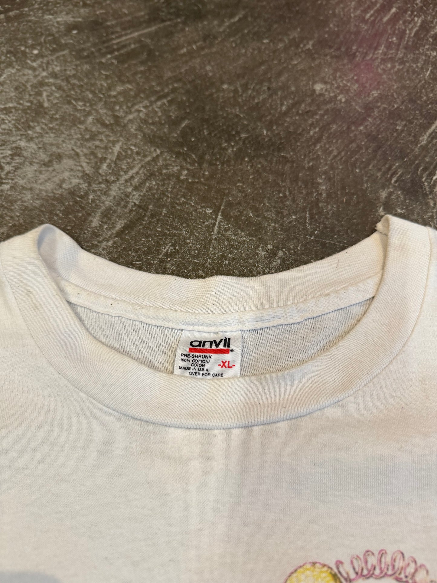 Vintage LOLLAPALOOZA '95 White Cotton T-Shirt Size XL
