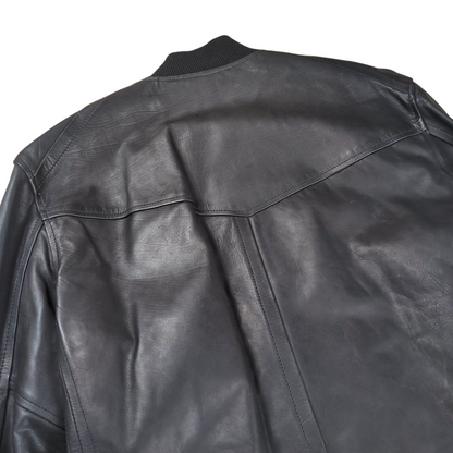 Takahiromiyashita The Soloist. Leather Bomber Jacket Size 52