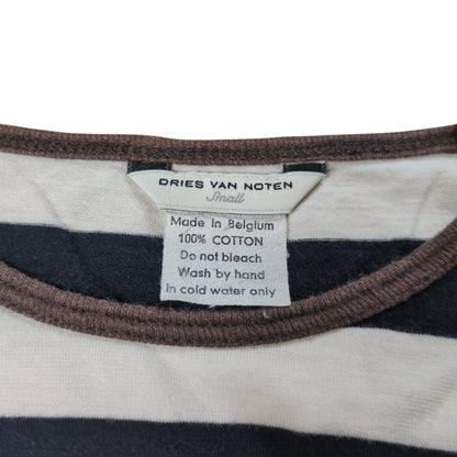 DRIES VAN NOTEN Border Pattern Crew Sweatshirt Multi Size S