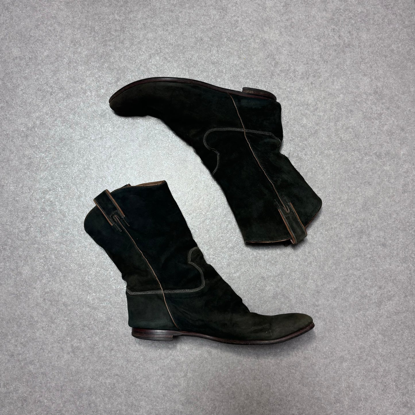 Maison MIHARA YASUHIRO Black Sneakers Size 25cm