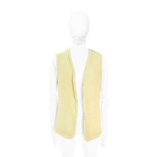 NUMBER (N)INE 2002 A/W Sheepskin Vest Beige Size 4