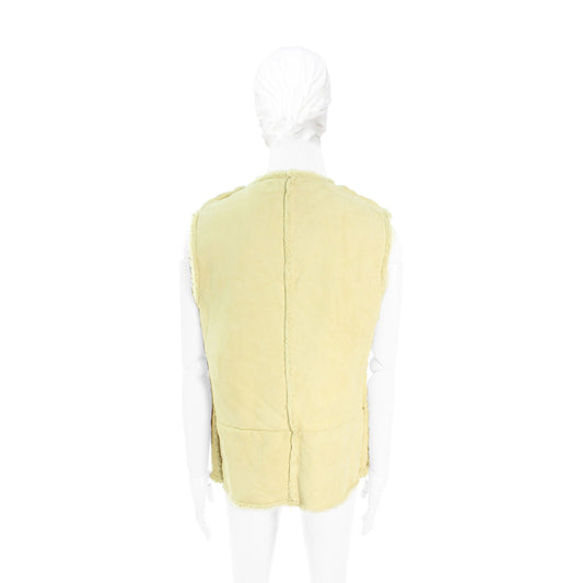NUMBER (N)INE 2002 A/W Sheepskin Vest Beige Size 4