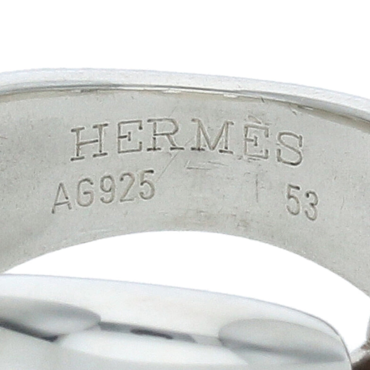 Hermes HERMÈS 2010s Silver Ring Size JP 11.5
