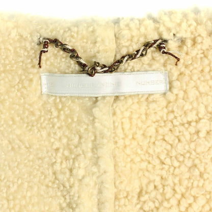 NUMBER (N)INE 2002 A/W Sheepskin Vest Beige Size 4