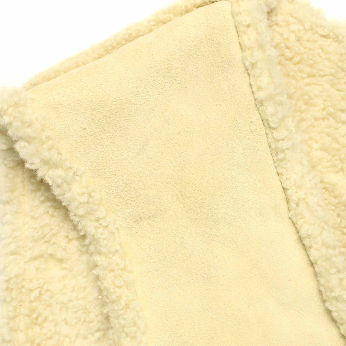NUMBER (N)INE 2002 A/W Sheepskin Vest Beige Size 4