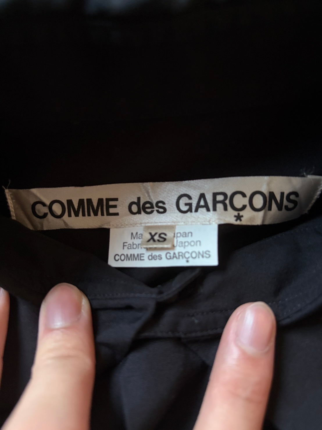COMME des GARÇONS AW13 Infinity Jacket Black Size XS