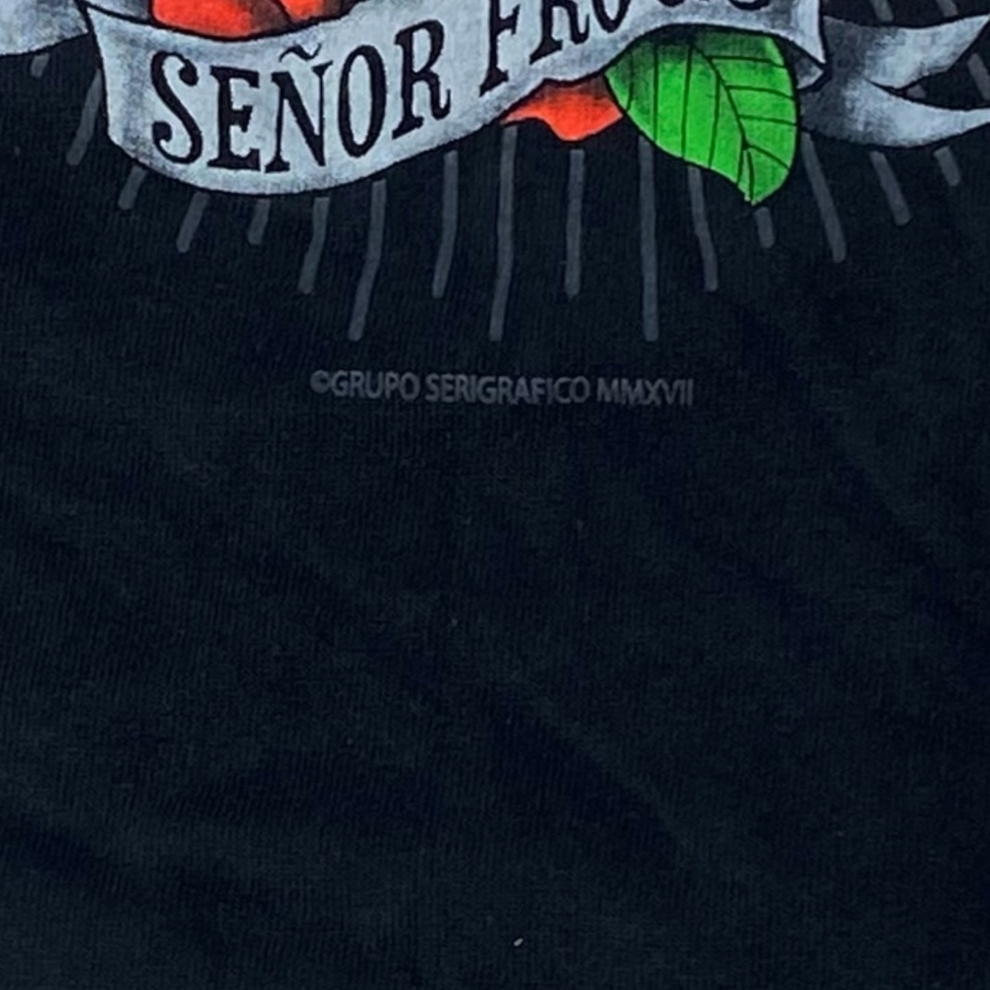 Senor Frog's Print T-Shirt Black Size M