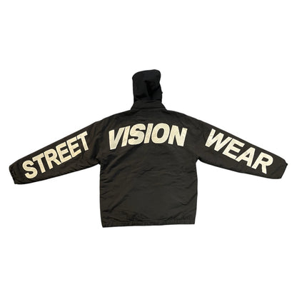 Vision Streetwear Hooded Jacket Black Size L