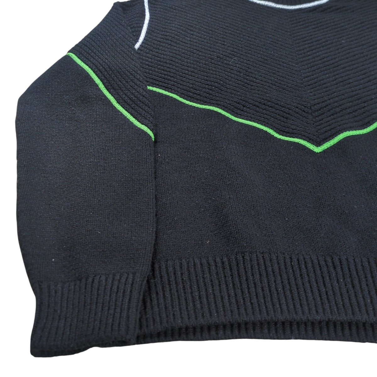 BOTTEGA VENETA Cashmere Blend Overlock Sweater Black Size XS