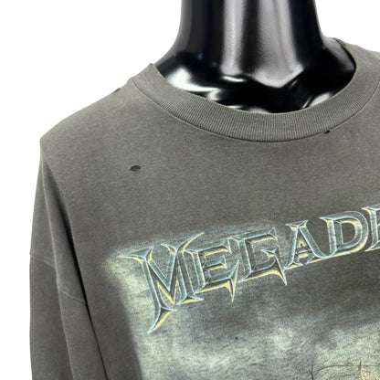 MEGADETH 90s "HUNG OUT TO DRY" Vintage T-Shirt Size XL