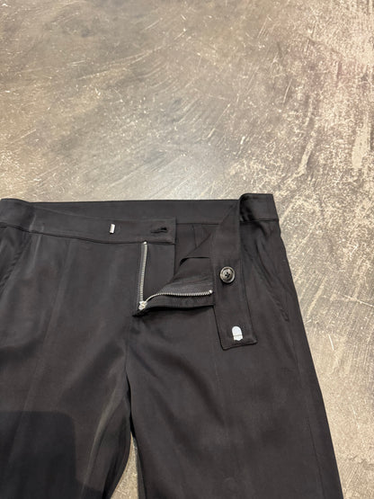 Room SERVICE Black Cupro Viscose Pants Size S