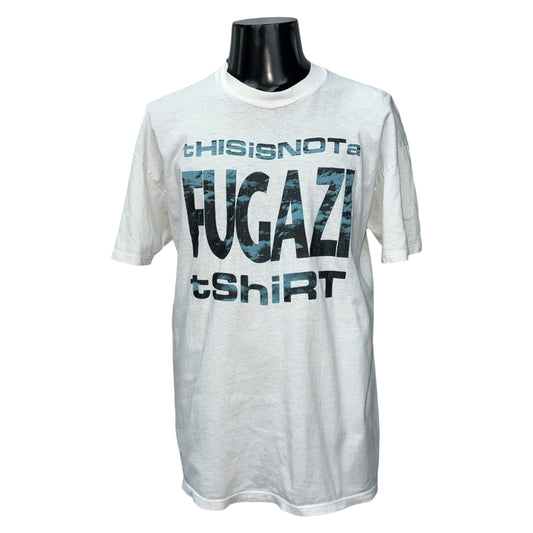 FUGAZI 90s "THIS IS NOT A FUGAZI Vintage T-Shirt Size XL