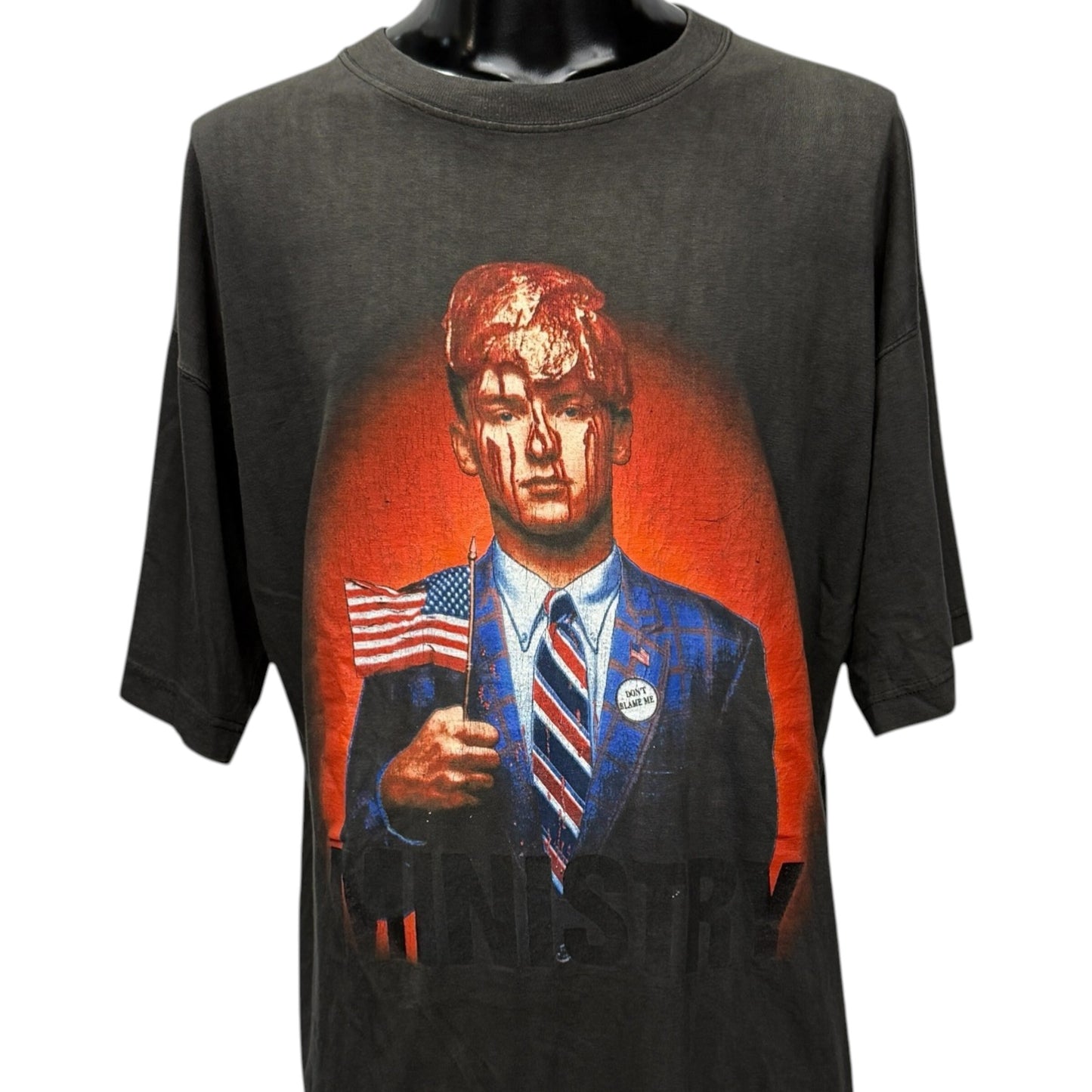MINISTRY 90s "FILTH PIG" Graphic Vintage T-Shirt Size XL