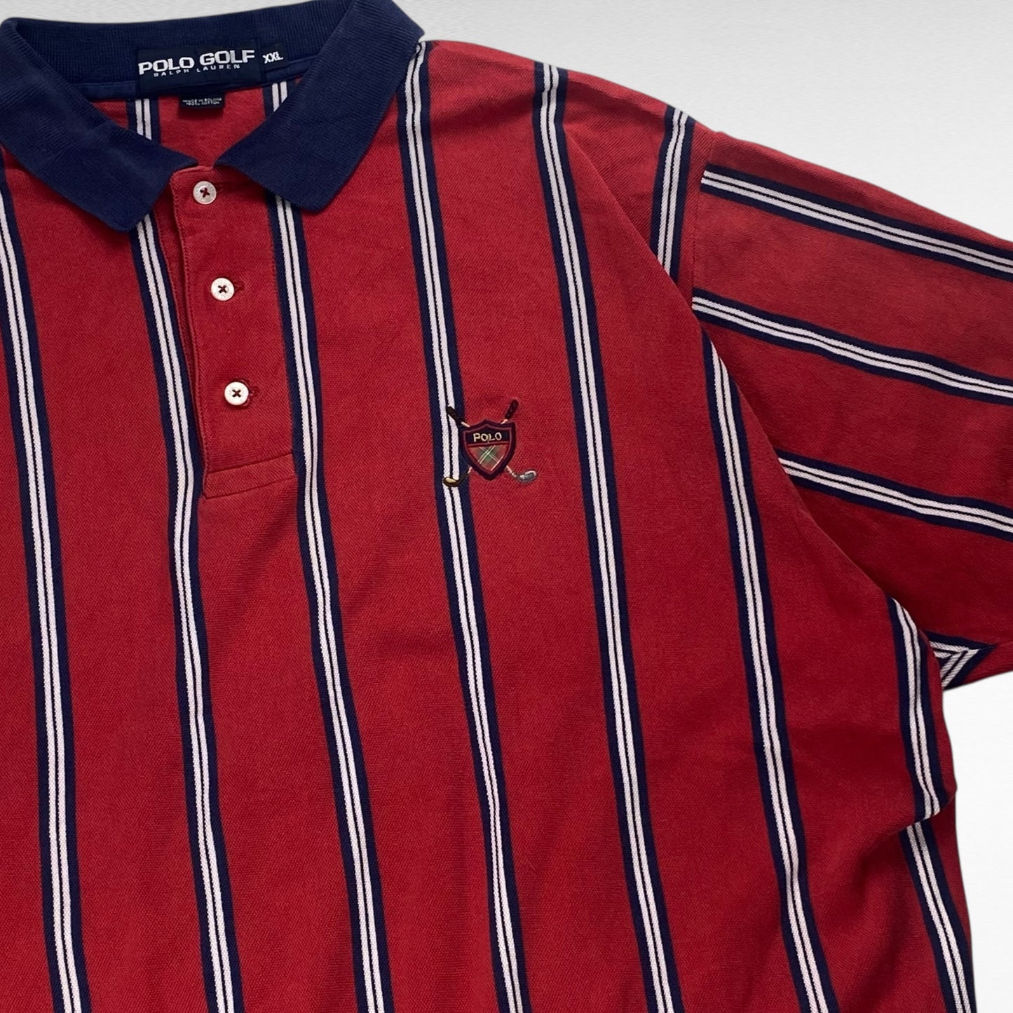 POLO GOLF 90s Short Sleeve Polo Shirt Size XXL