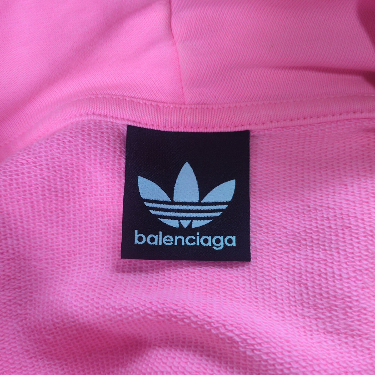 BALENCIAGA x adidas Logo Oversized Hoodie Pink Size 4