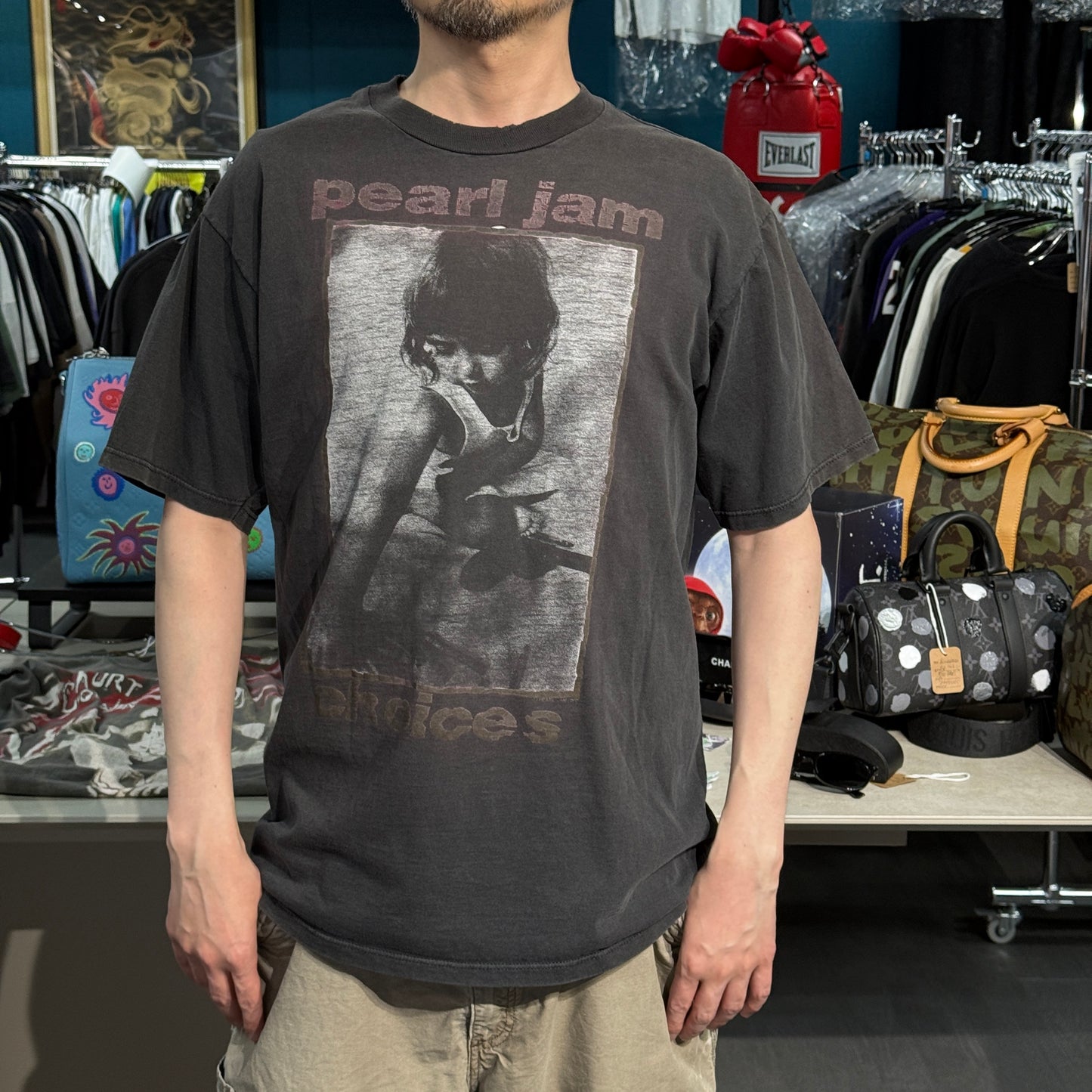 PEARL JAM 90s Vintage "CHOICES" Graphic T-Shirt USA Size L