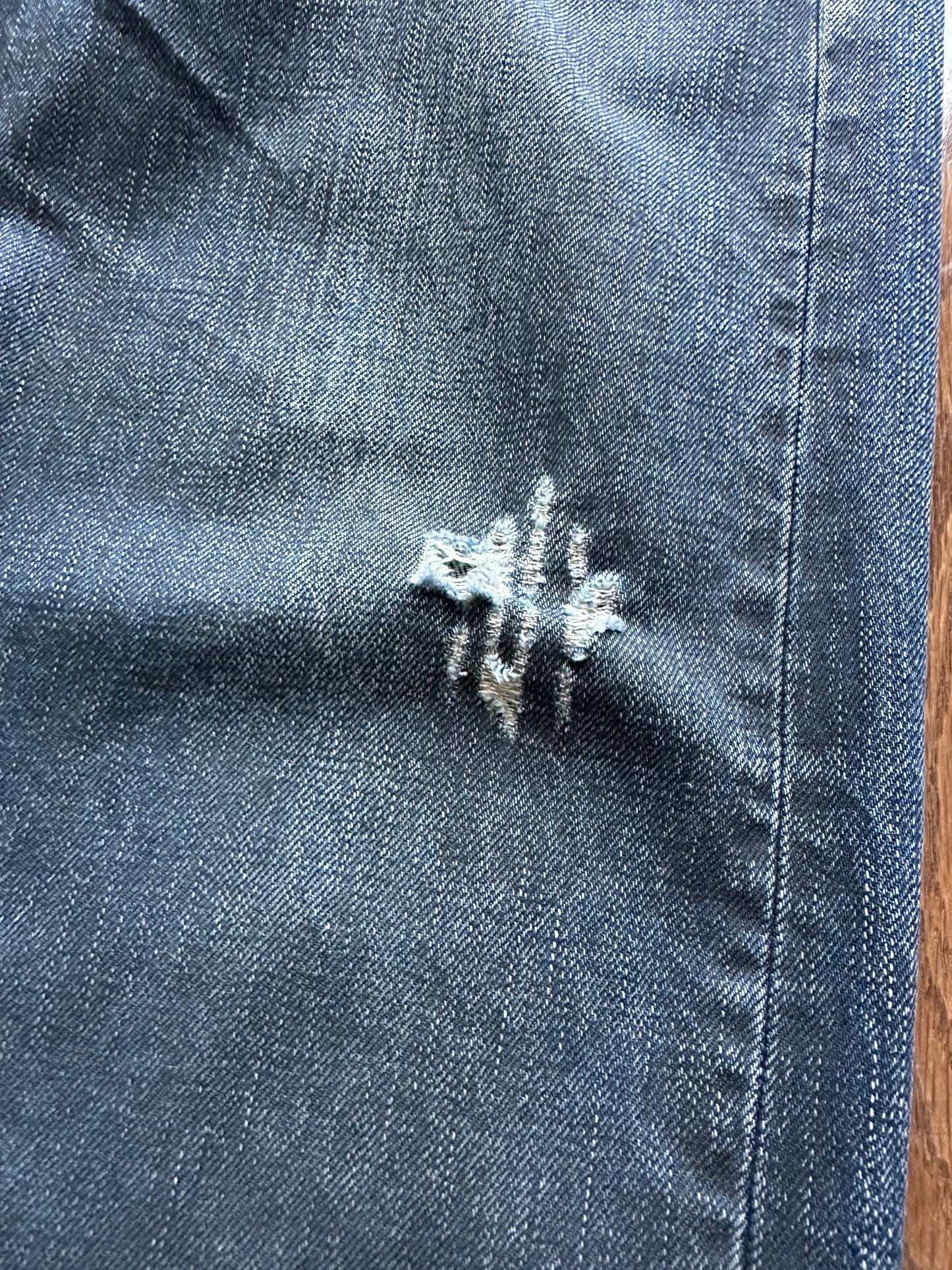 Dior Homme SS03 Mud Waxed Clawmark Jeans