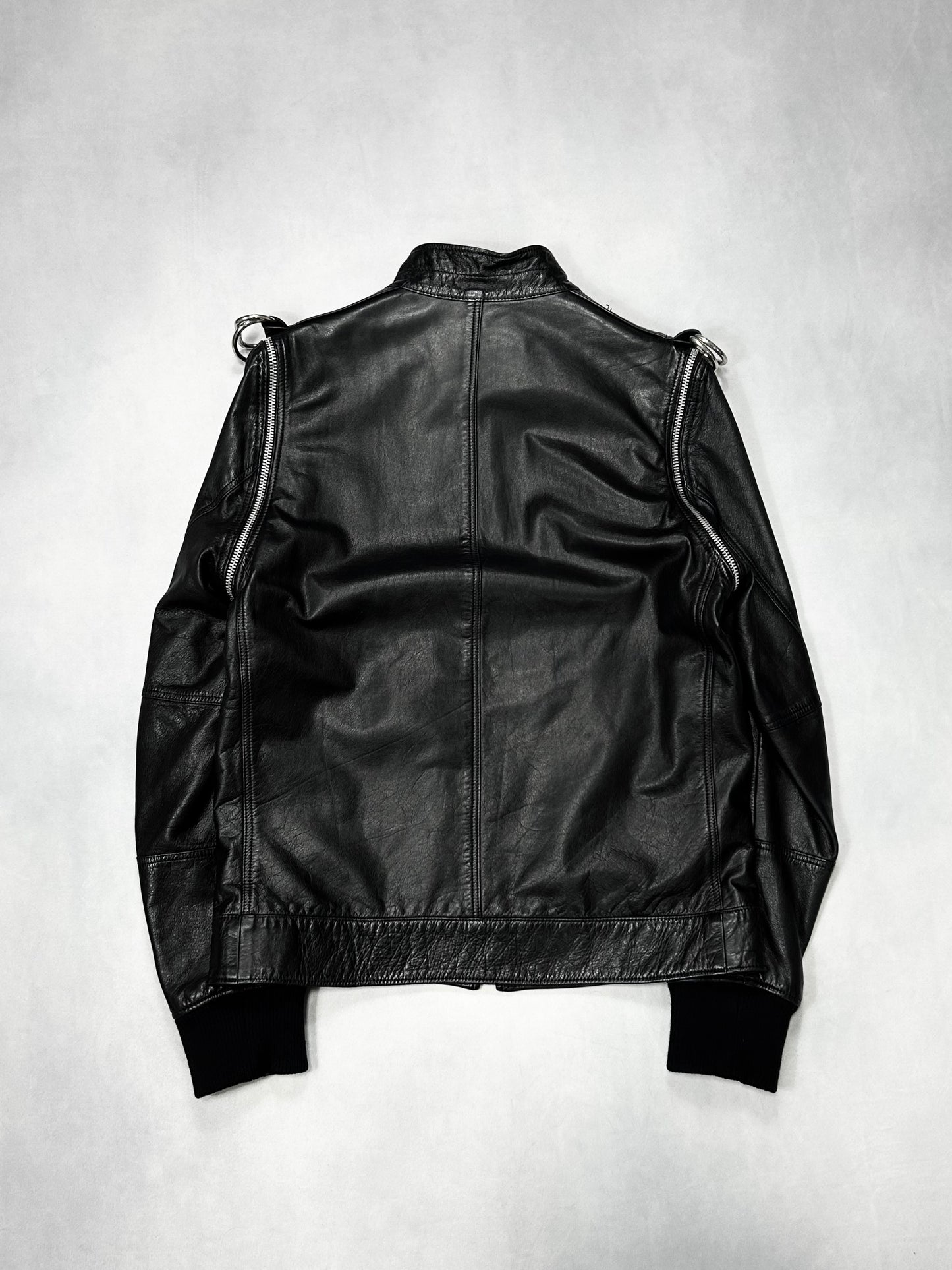 Undercover FW07 Cow Hide Leather Riders Jacket Size 2