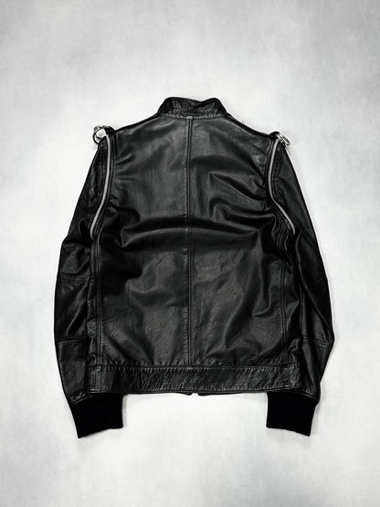 Undercover FW07 Cow Hide Leather Riders Jacket Size 2