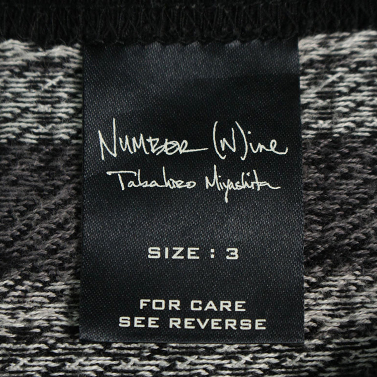 NUMBER (N)INE 2003 S/S-A/W Multi Jacket Size 3