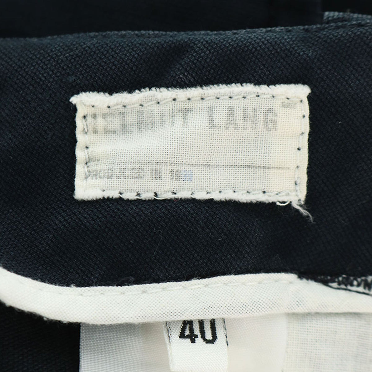 HELMUT LANG 1999 Navy Pants Size 40