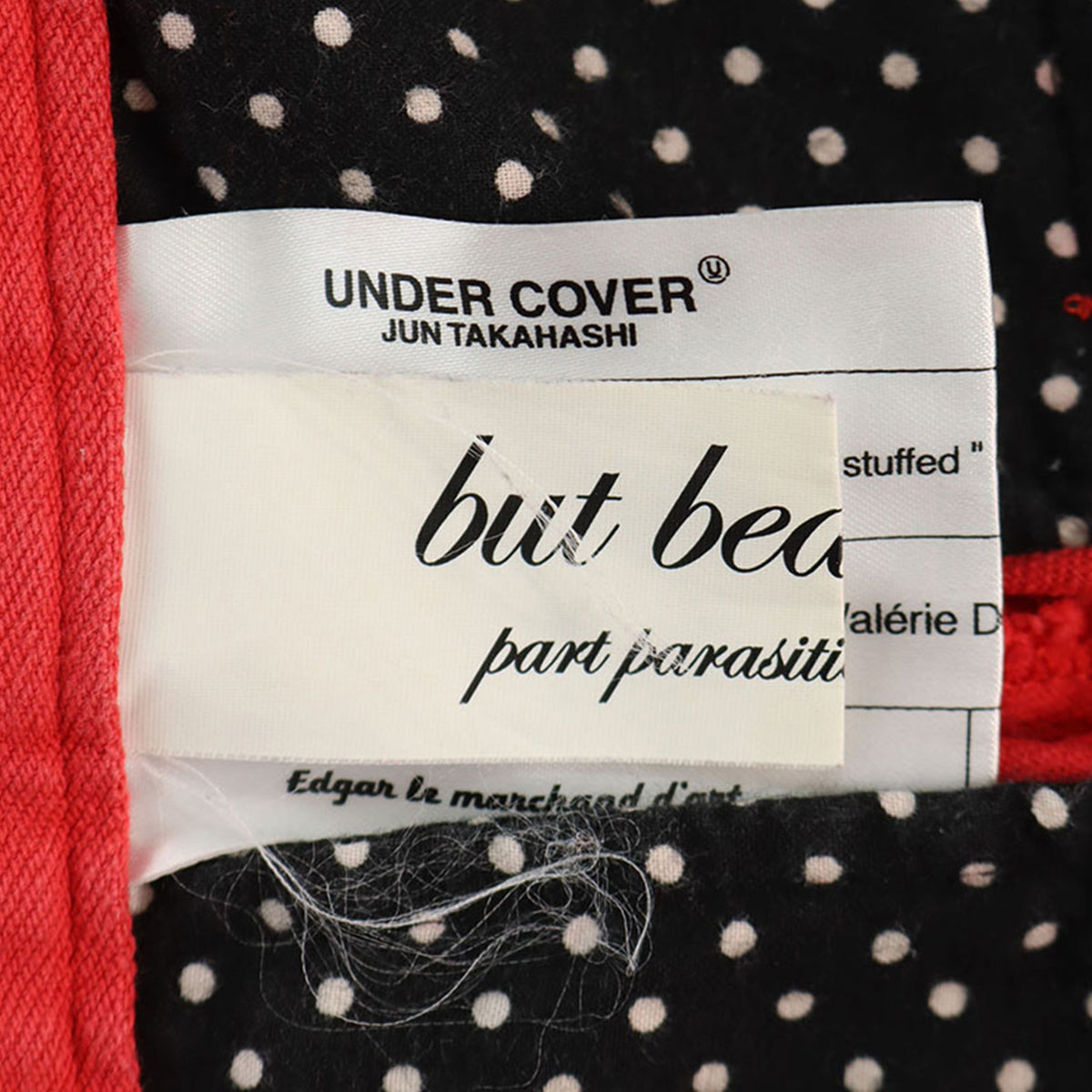 UNDERCOVER 2004AW Cotton Denim Red Size M