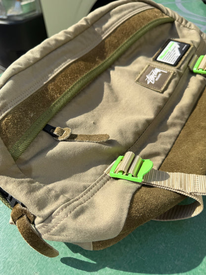 master-piece STUSSY Fade Shoulder Bag Khaki Green
