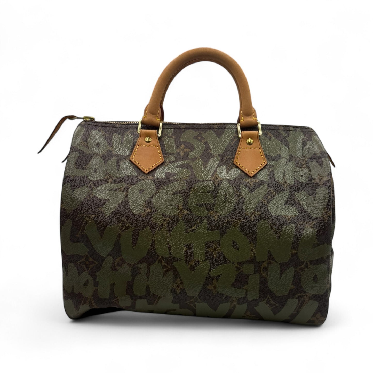 Louis Vuitton Monogram Graffiti Speedy 30 Mini Boston Bag