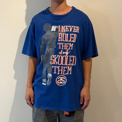 Stussy 00s Blue Cotton Size XL