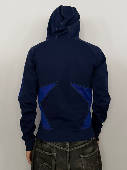 Marithe + Francois Girbaud blue star track jacket Size S