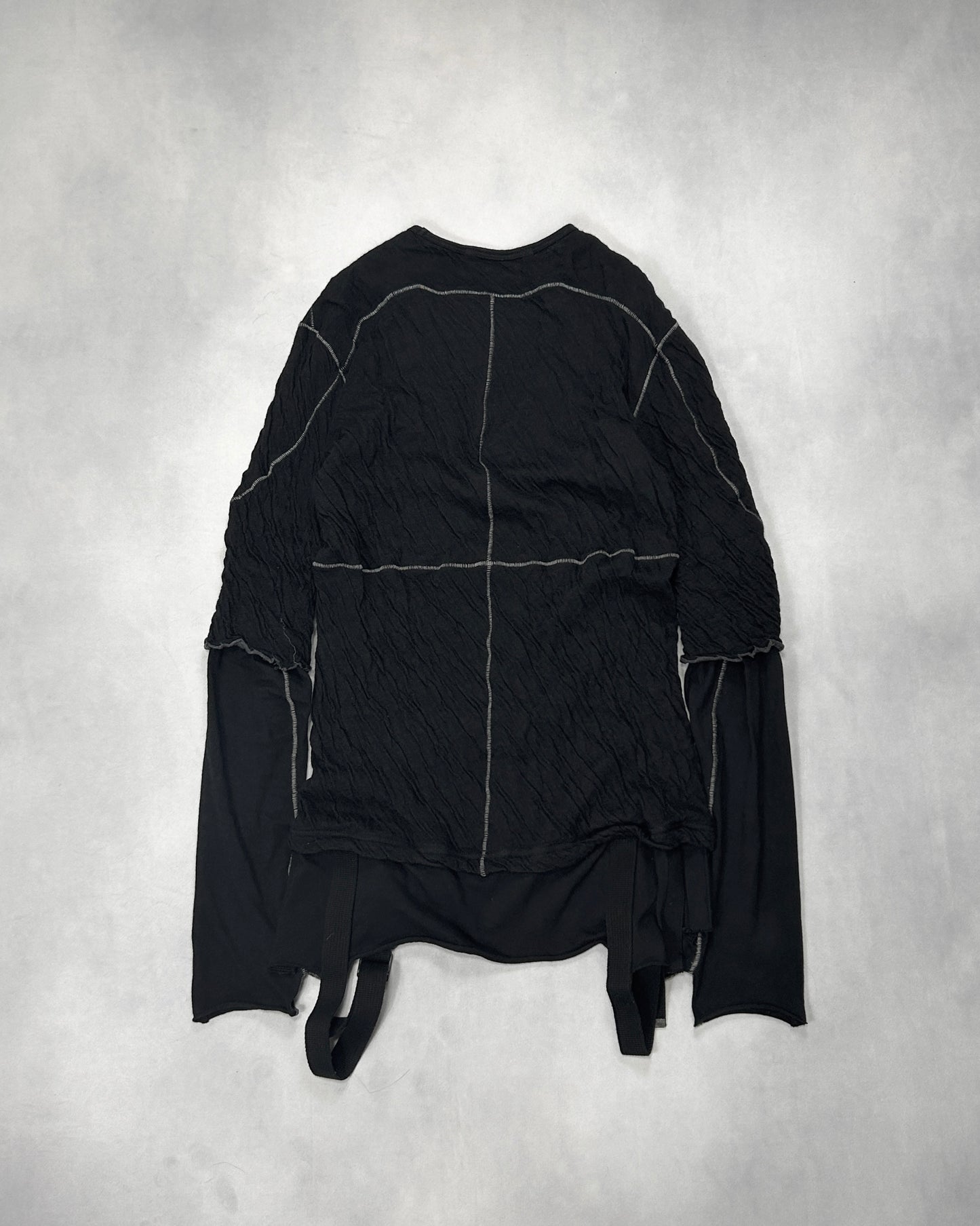 D.Hygen Double Face Layered Long Sleeve T-Shirt (FW23) Size 1