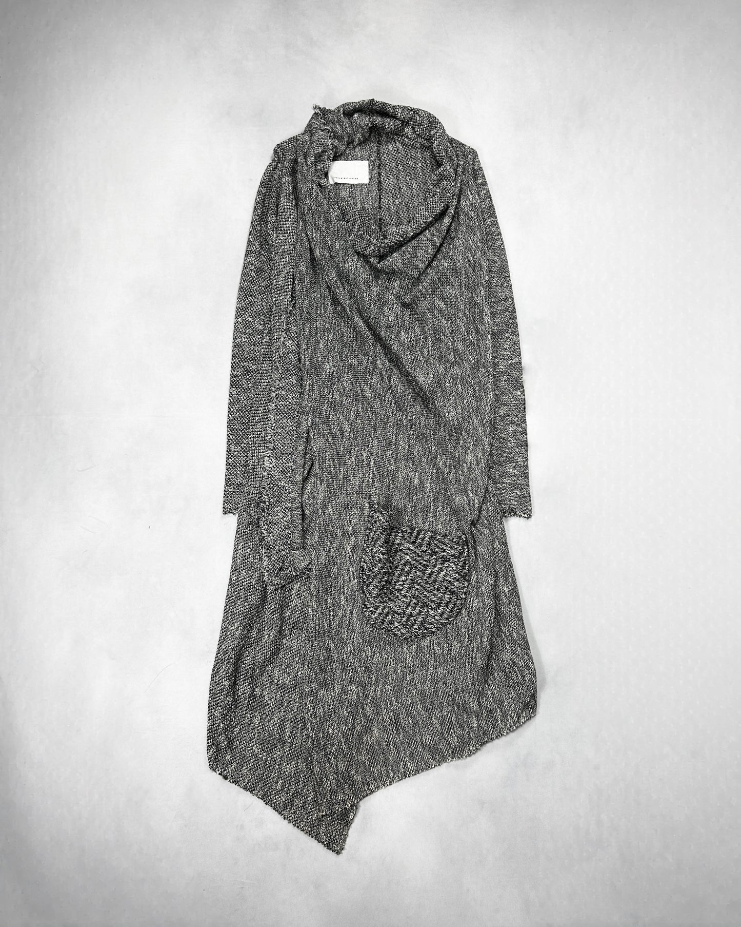 Nostra Santissima Melange Convertible Long Cardigan Size S