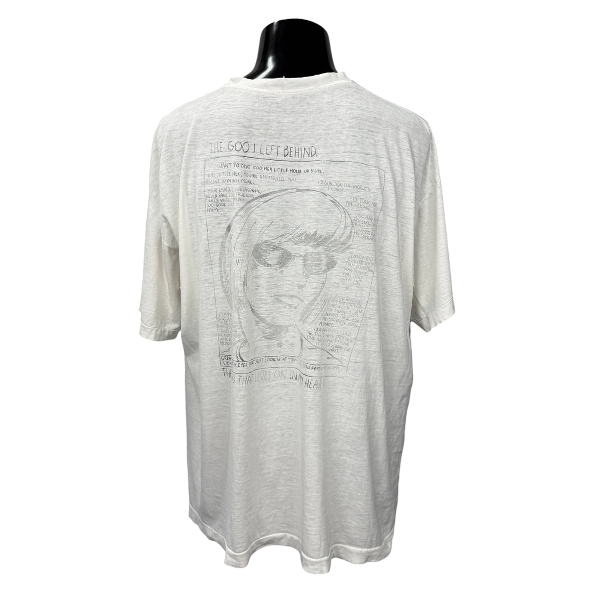 SONIC YOUTH Vintage "Goo" Pettibon Graphic T-Shirt Size XL