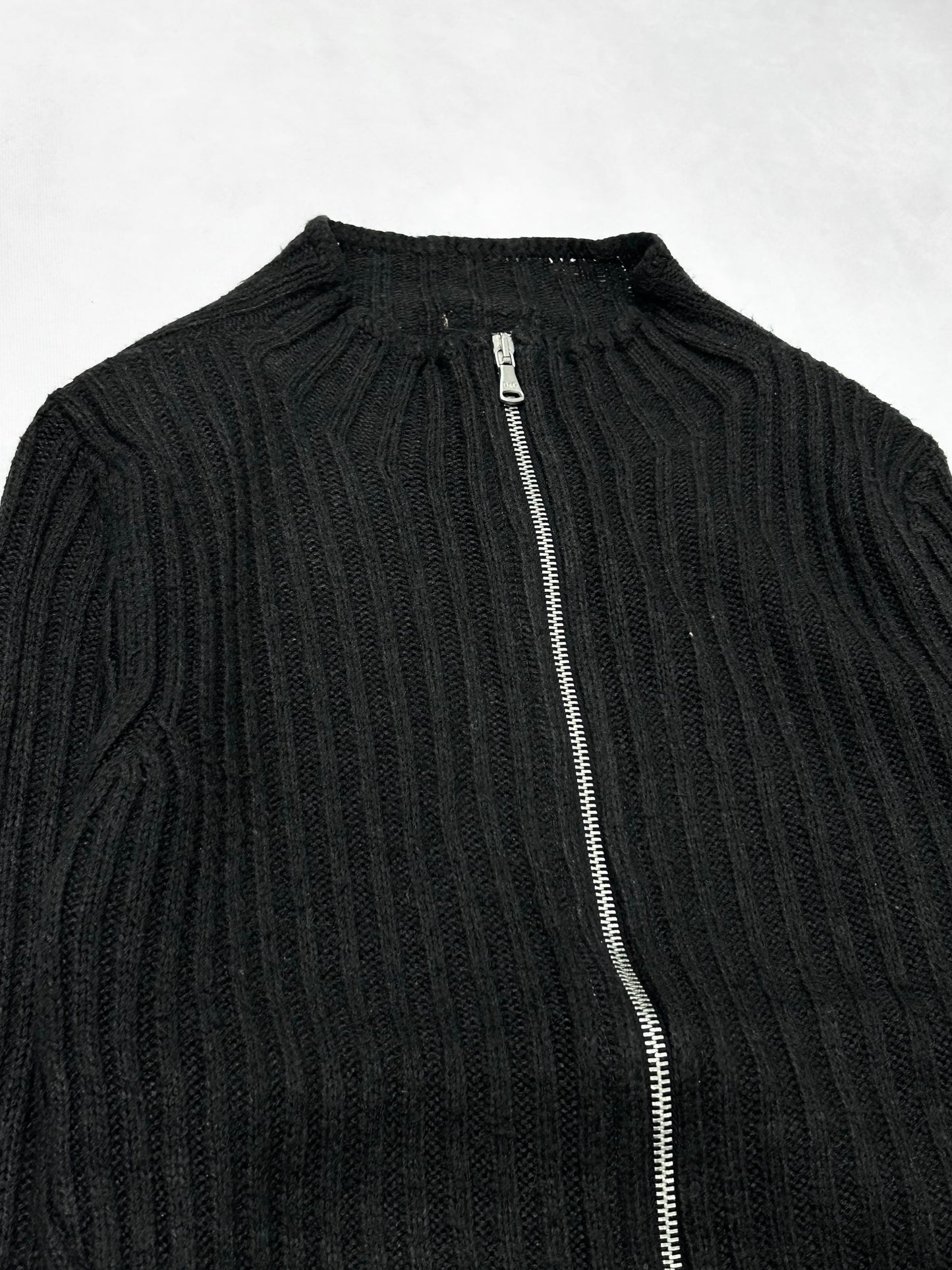 Dolce & Gabbana tight cropped black Knit F/W2011 Size S