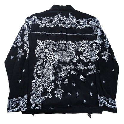 sacai 19AW Paisley Corduroy Shirt Black Size 2