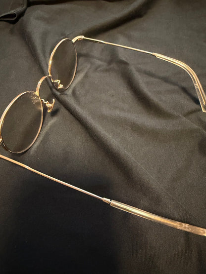 A.D.S.R. LOU Classic Gold Lt Yellow Lens Sunglasses Size ONE SIZE