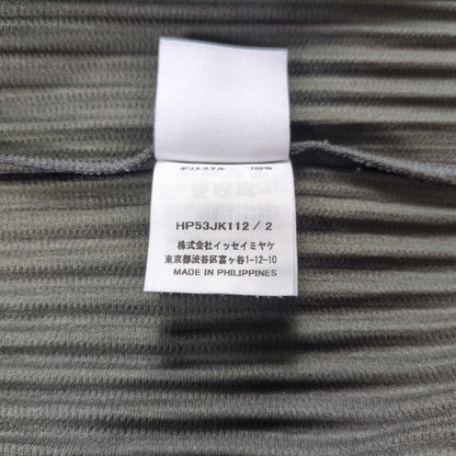 HOMME PLISSE ISSEY MIYAKE 25AW Half Zip Pleats Top Size 2