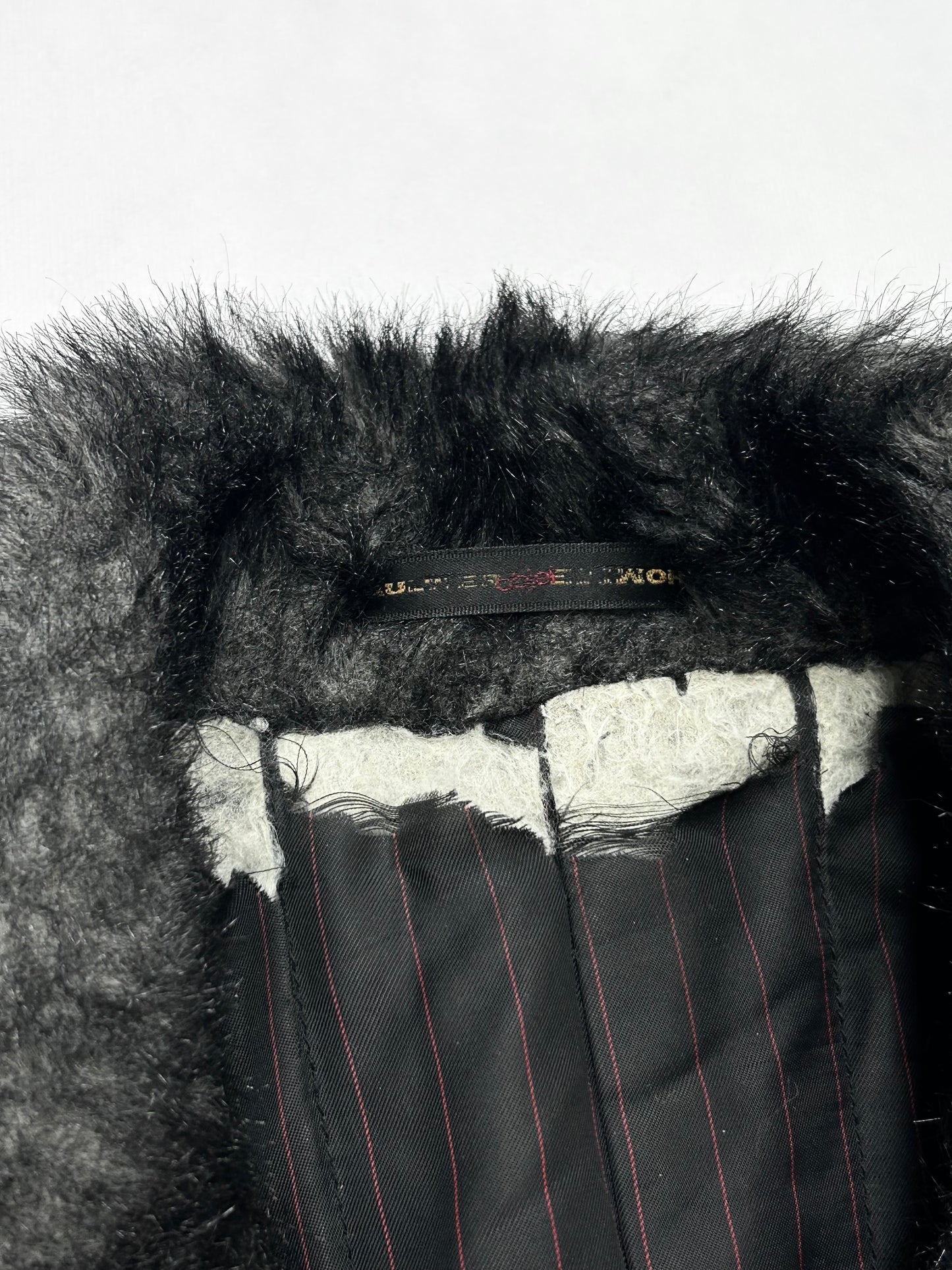 GAULTIER HOMME object Fur Collar Tailored Jacket Size L