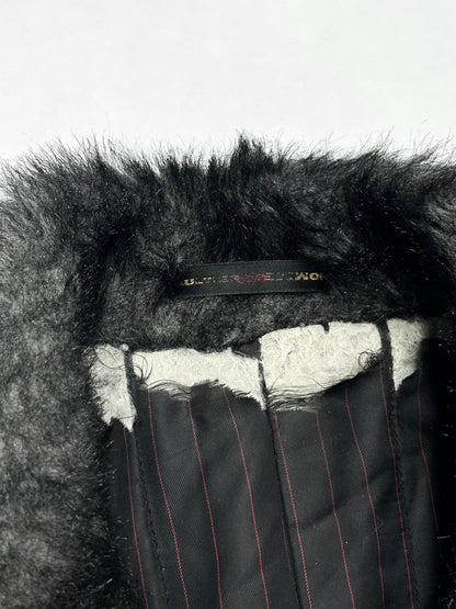 GAULTIER HOMME object Fur Collar Tailored Jacket Size L