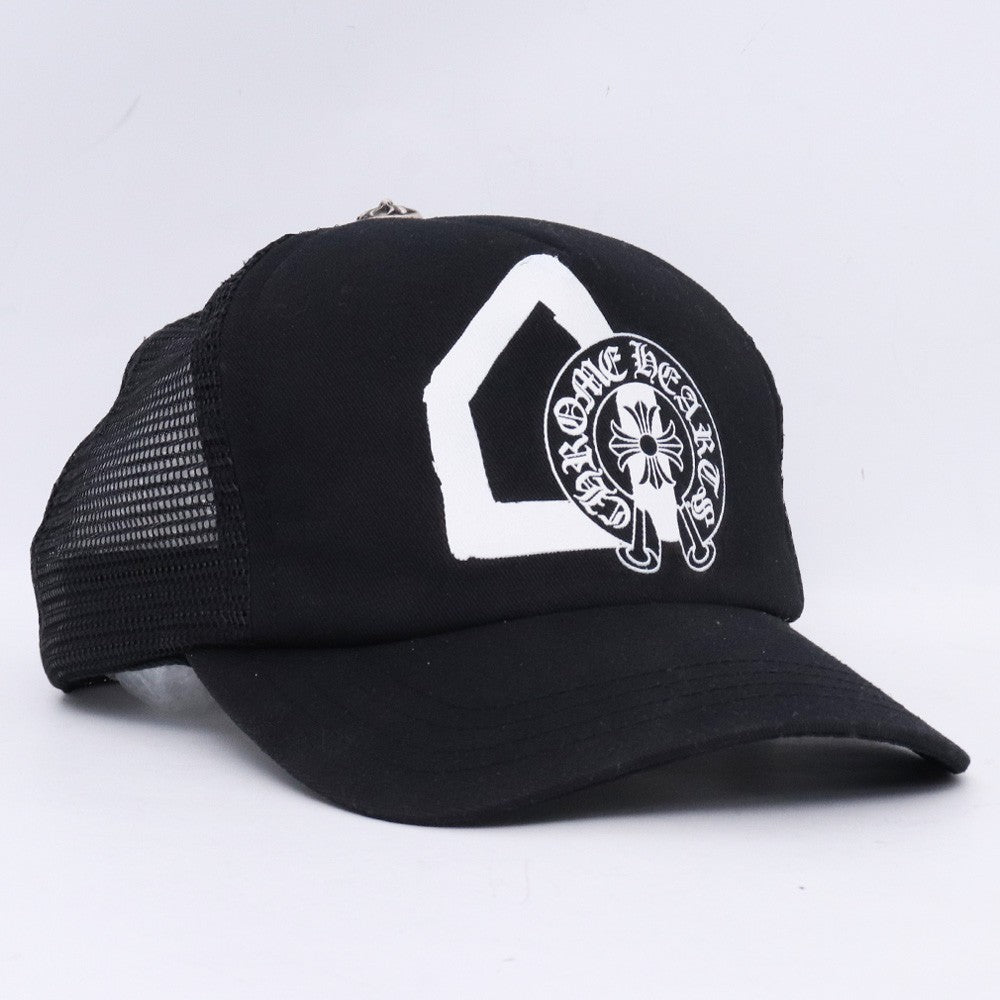 CHROME HEARTS DSM Limited Mesh Trucker Cap Black Size F