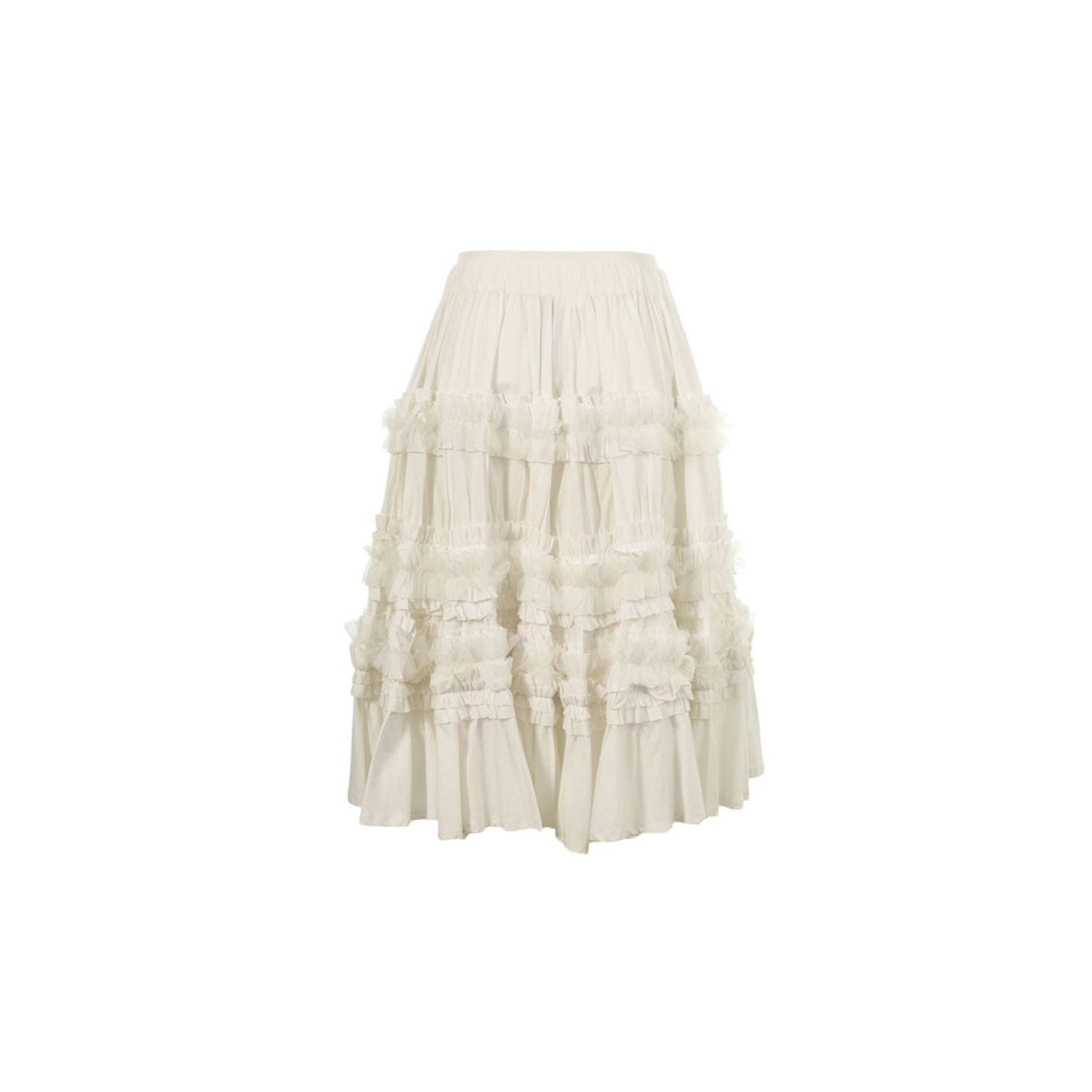 COMME des GARCONS 2018 A/W White Cotton Skirt Size XS
