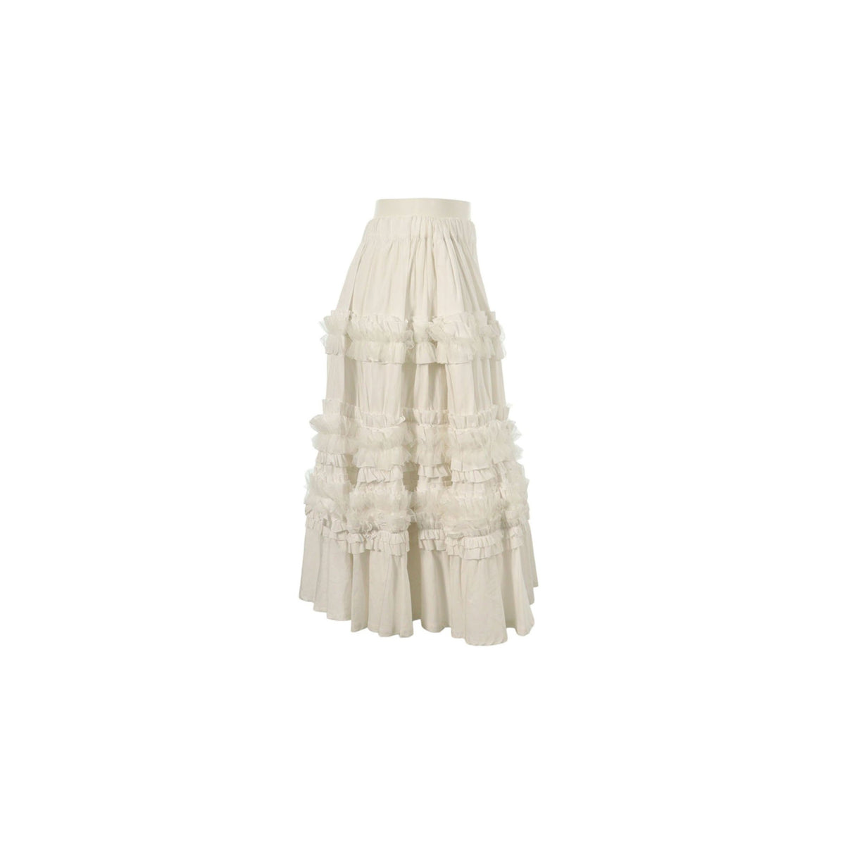 COMME des GARCONS 2018 A/W White Cotton Skirt Size XS