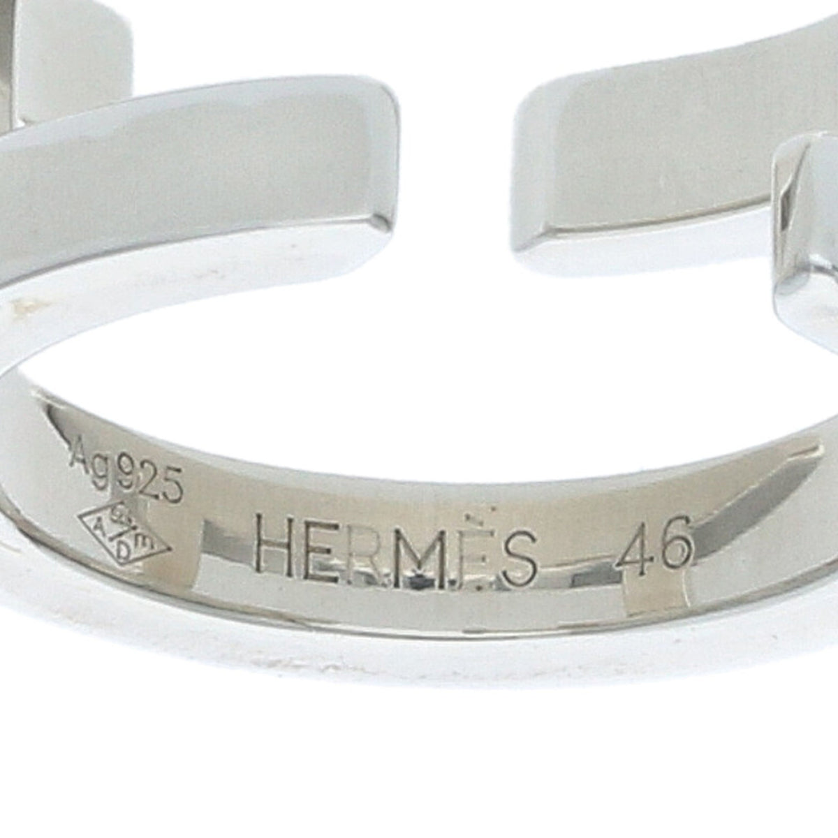 Hermes HERMÈS 2000s Silver Ring Size JP 6.5