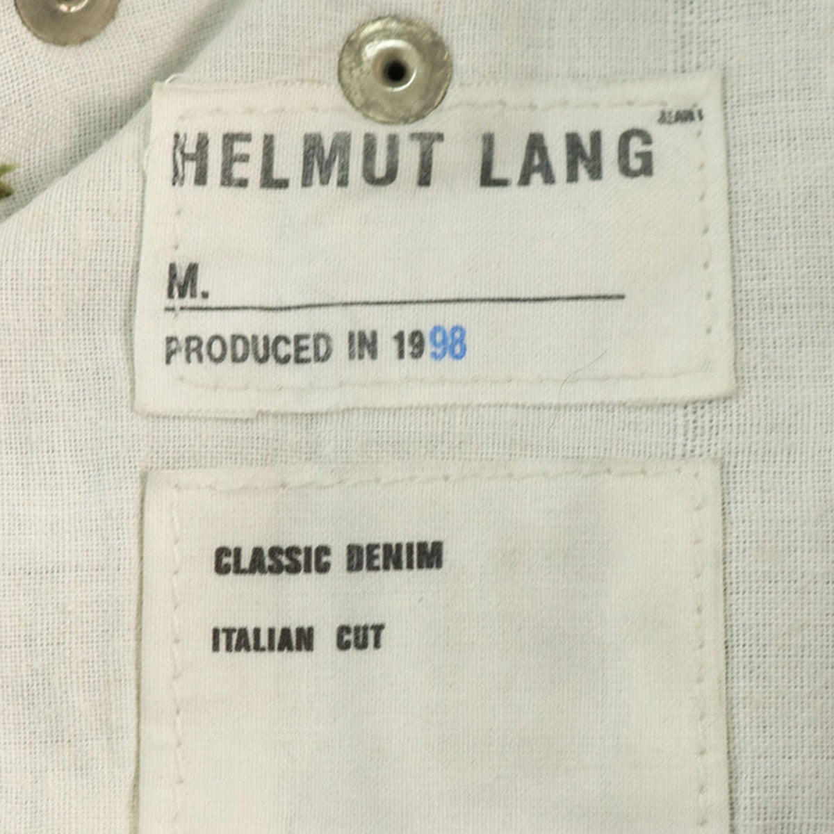 HELMUT LANG 1998 Cotton Jeans Gray