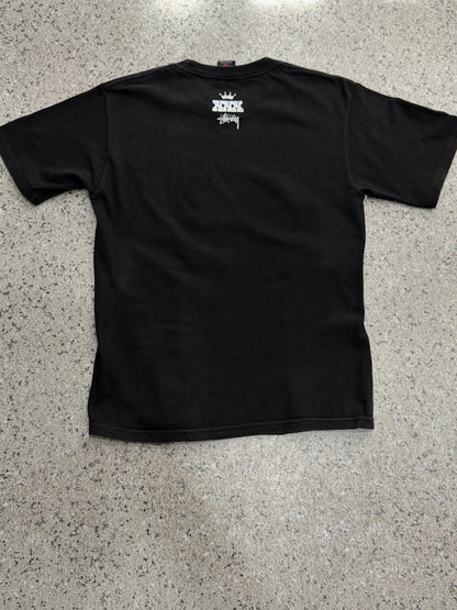 TOWER RECORDS x STUSSY Rainbow Music Is T-Shirt Black Size S