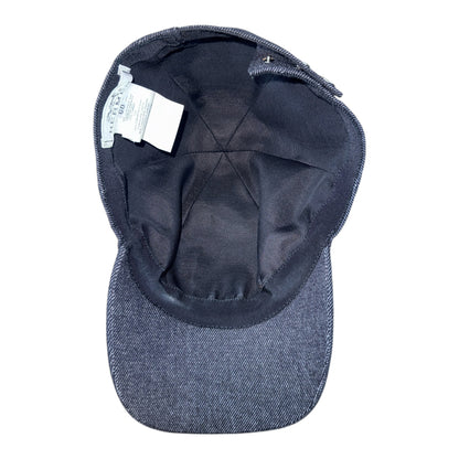 HERMES "Serena Lift" H-Logo Denim Cap Size ONE SIZE